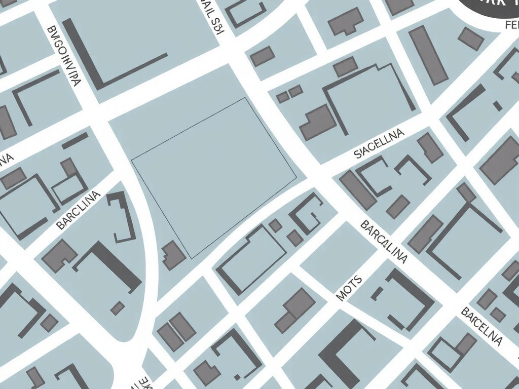 Mapa Esquemático Barcelona